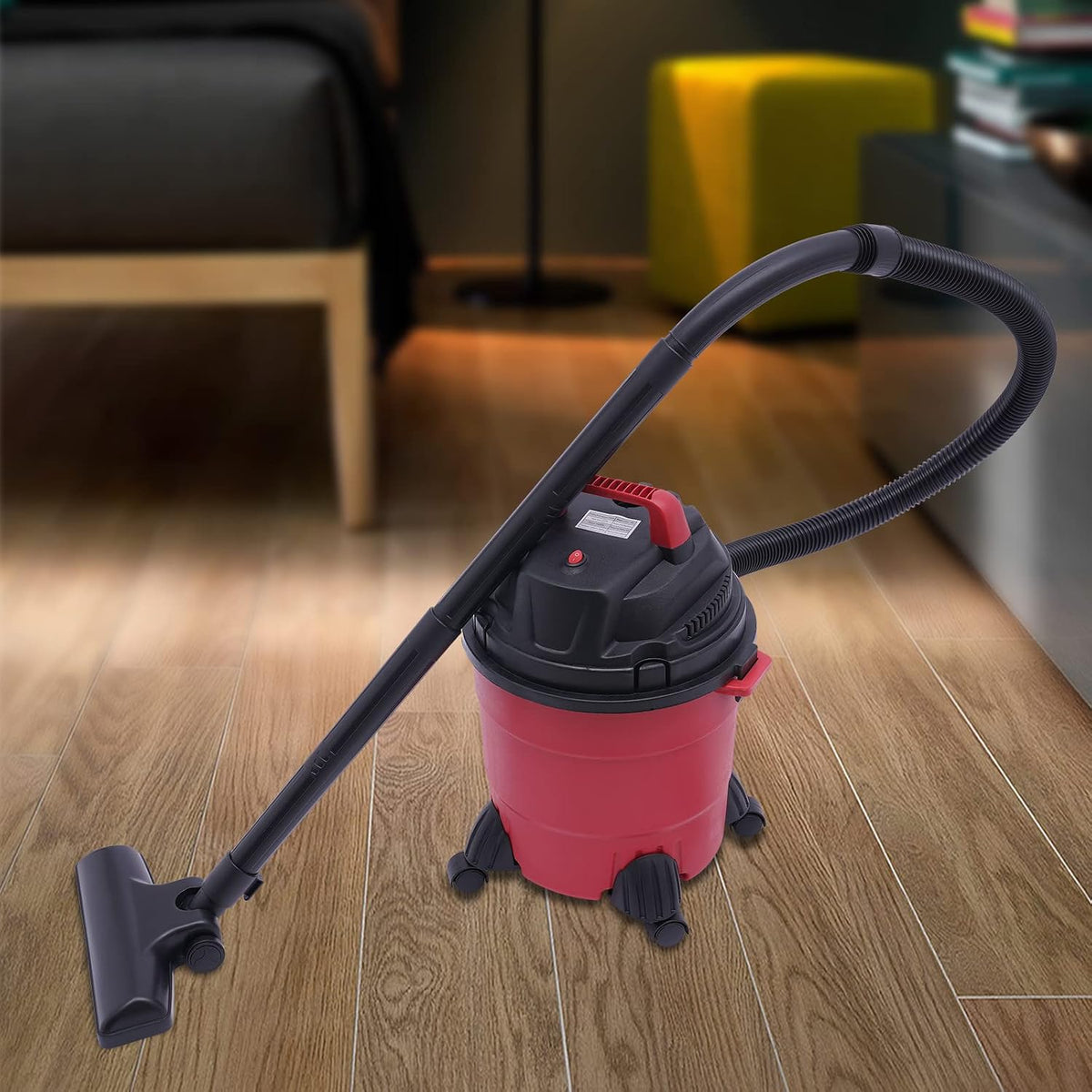 Wet and Dry Vacuum Cleaner, 3-in-1 Cleaning Machine, Low Noise Electric Vacuum Cleaner with HEPA Filter Large Capacity, Suitable for Home, Garage, Car, Pet Hair Cleaning