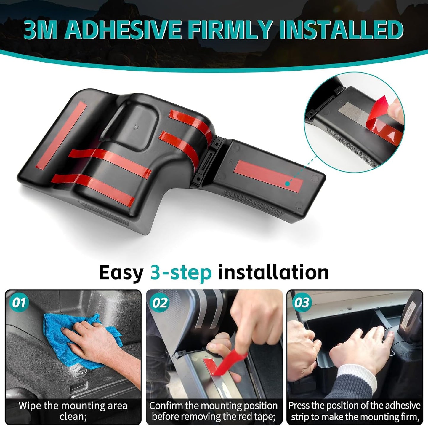 Rear Trunk Organizer Tray Compatible with 2018-2023 Jeep Wangler JL JLU 4XE Rubicon Sahara 4 Door, Wheel Well Storage Box Cargo Organizer Accessories for Jeep Wangler JL (Left + Right)