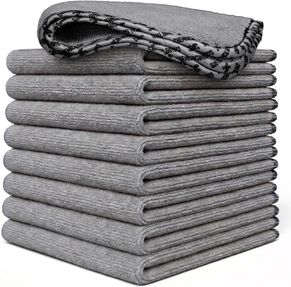 Chemical Guys, AllSwipe Multi-Use Microfiber Towels, Gray, 14 x 12, 6 Pack