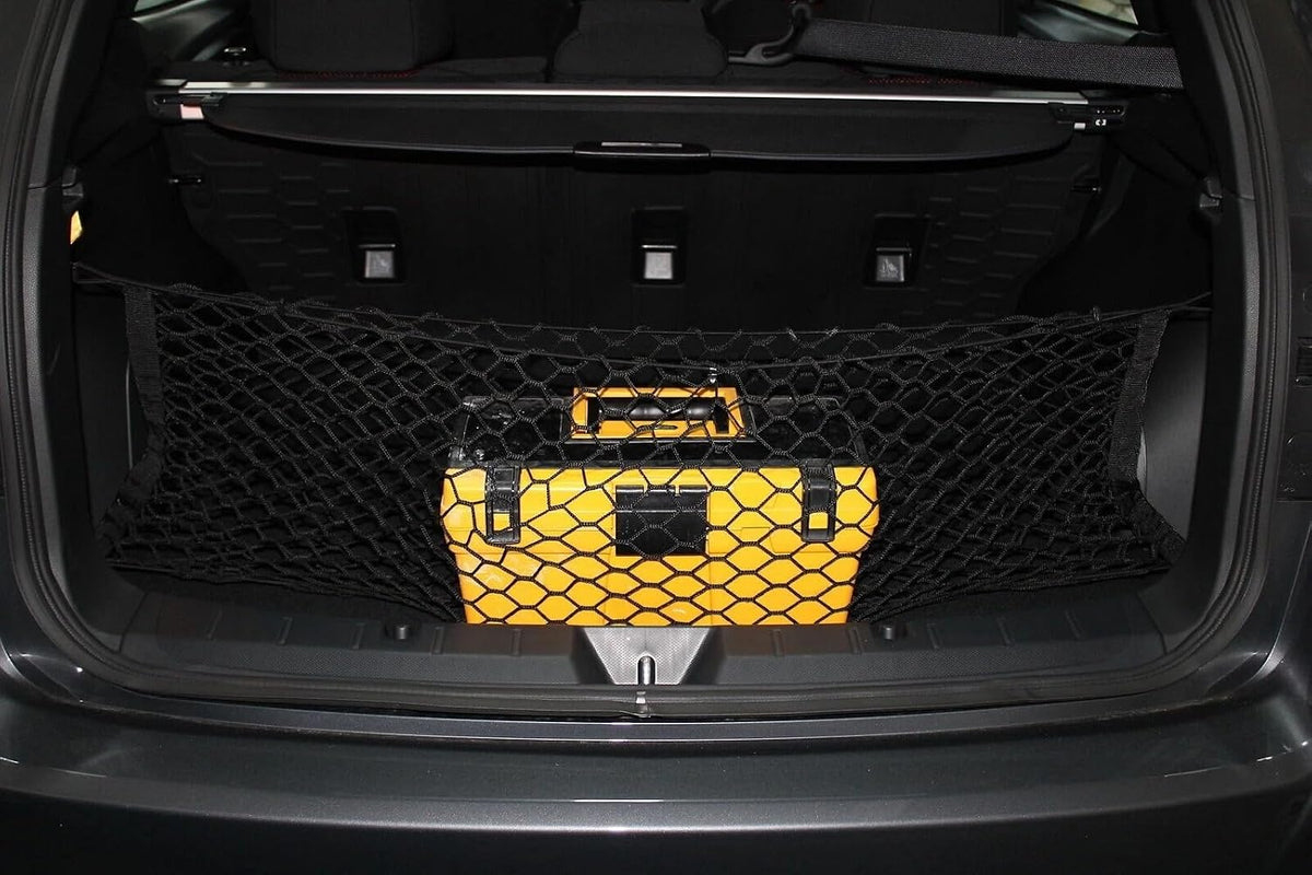 Trunk Organizer Cargo Net for Subaru Crosstrek 2016-2026–Envelope Style Cargo Net for Hatchback/Wagon–Premium Mesh Car Trunk Organizer Vehicle Carrier Storage–Compatible with Crosstrek