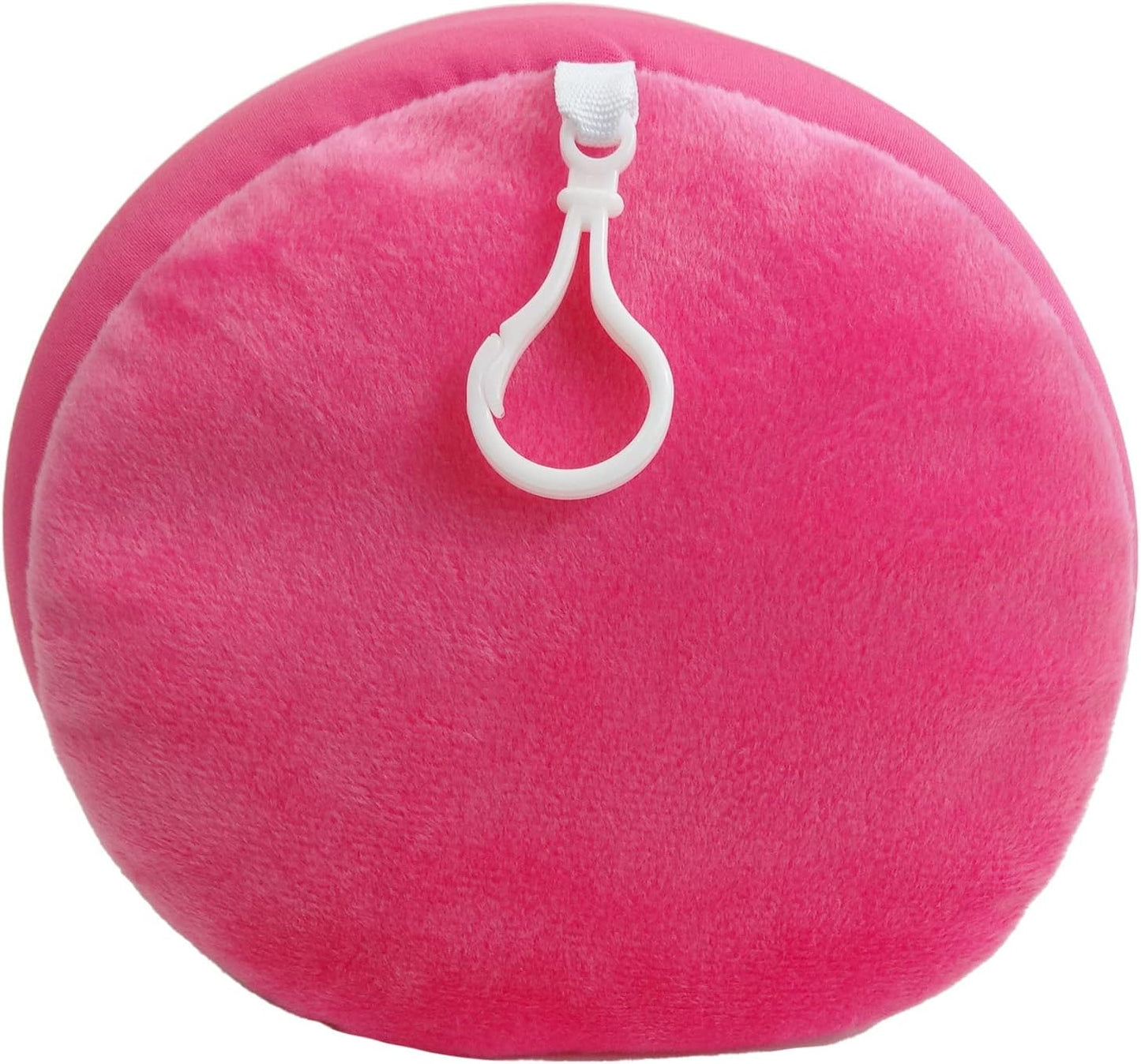 Wolf Essentials Microbead Bolster Tube Travel Pillow - Compact Neck Roll Pillow for Airplane, Car, or Home - Soft Lumbar Support Pillow - Pink