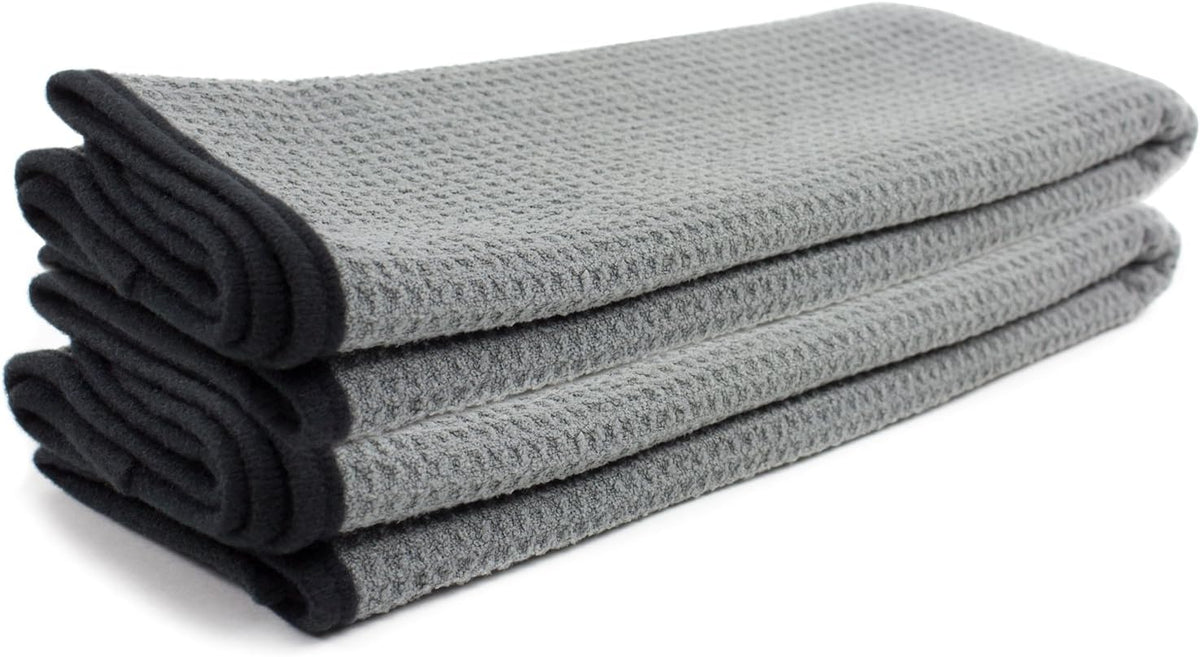 Zwipes Auto 879-2 Professional Microfiber Waffle Drying Towel, 25 in. x 35 in, 2-Pack