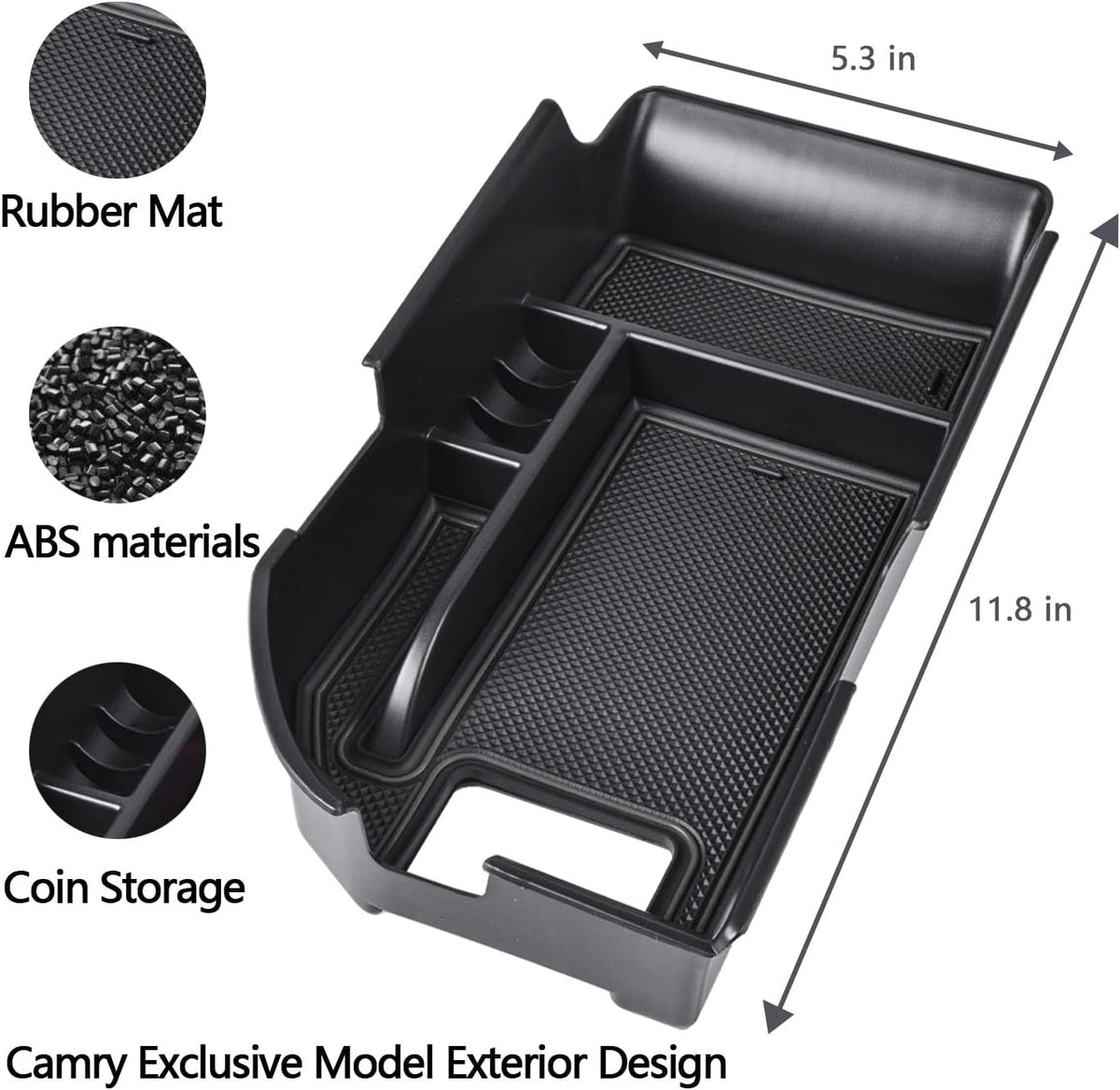 Center Console Organizer Tray for 2020-2024 Toyota Camry LE SE / XLE XSE