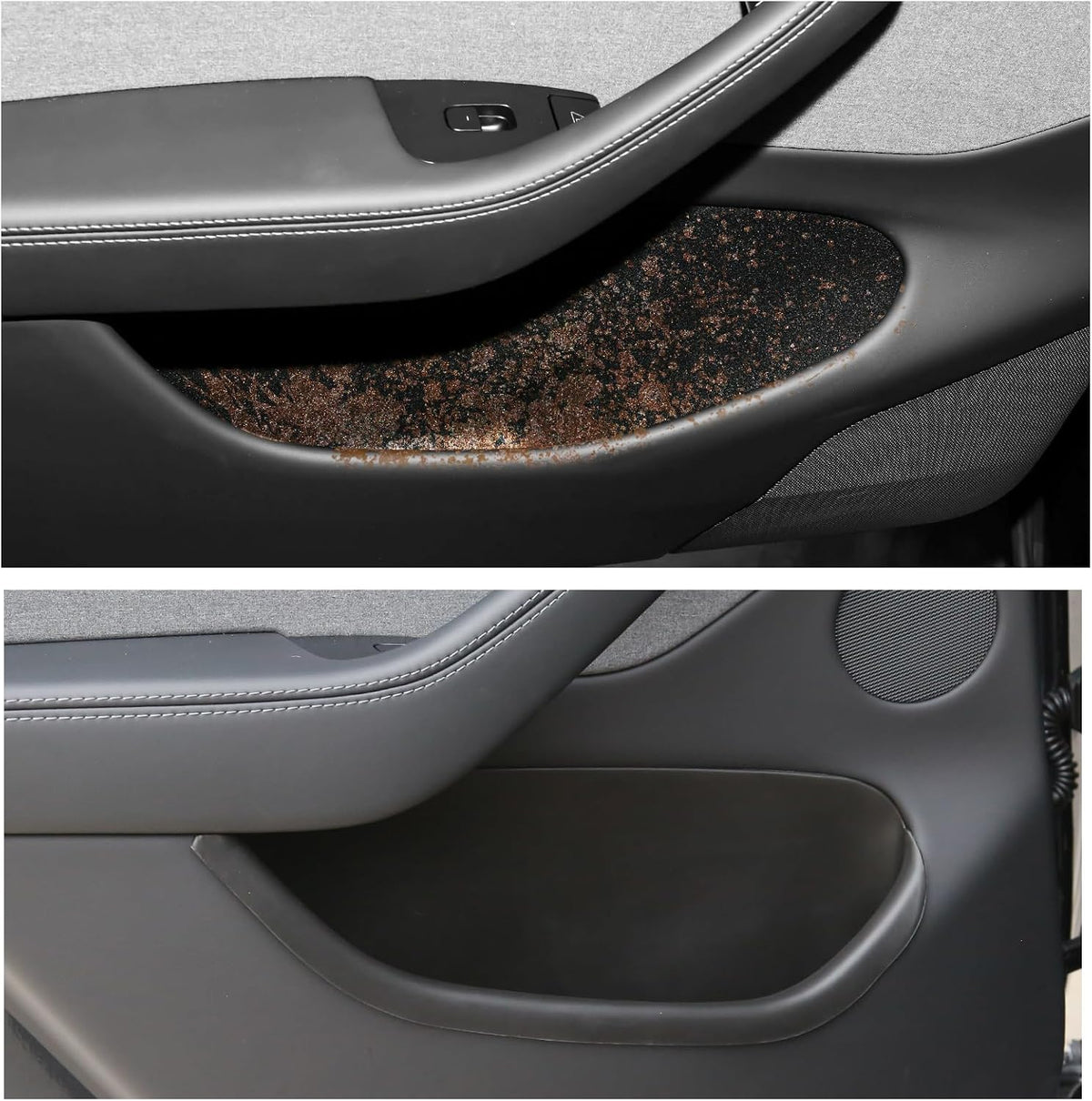 Custom Fit Door Pocket Liner Storage Box for 2025-2026 Tesla Model Y L