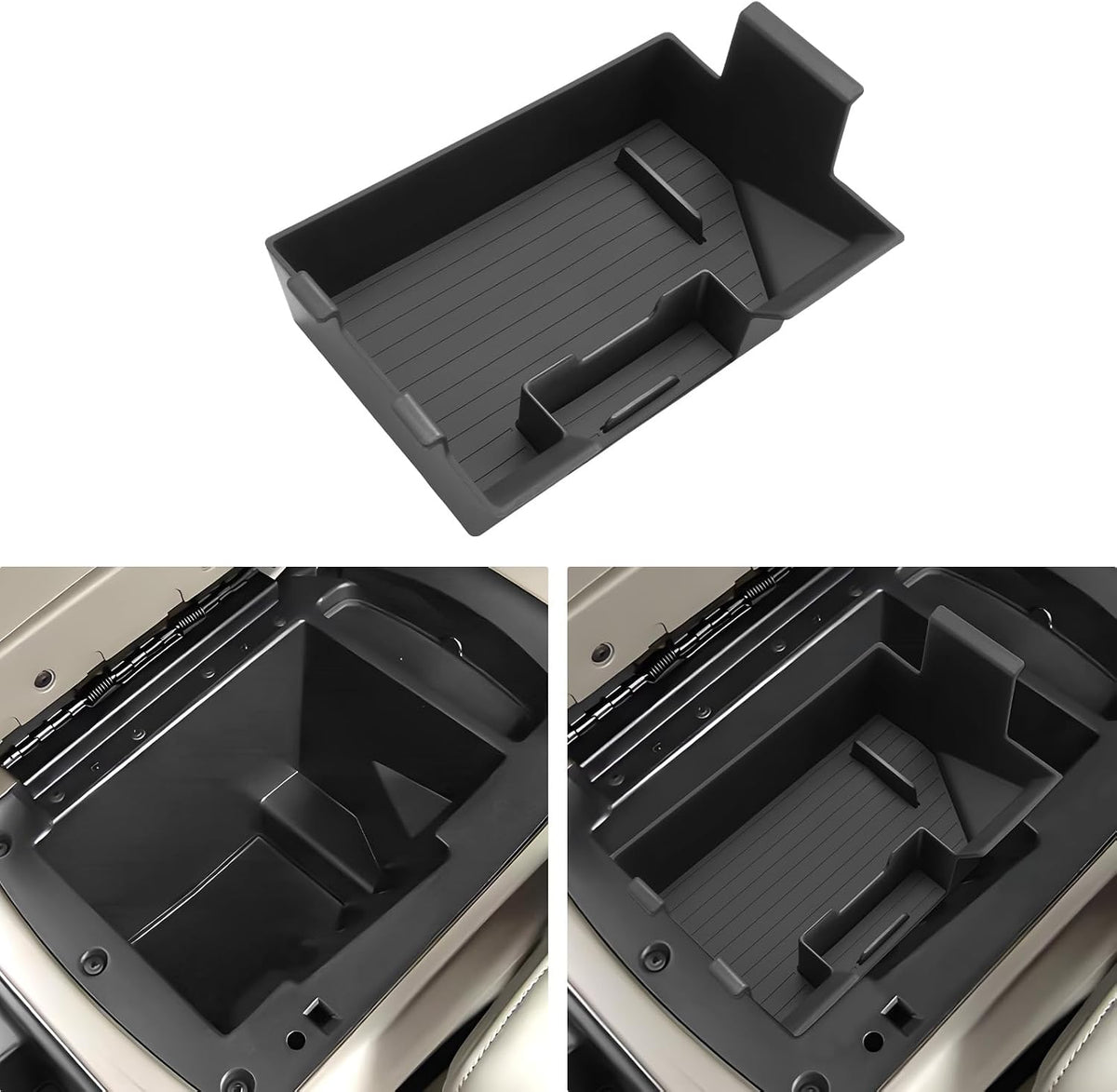 LFOTPP Silverado Center Console Organizer for 1st Gen 2003-2006 Silverado Sierra 1500 2500HD 3500HD/ 2007 Silverado Sierra Classic / 2002-2006 Avalanche Accessories - Full Console w/Bucket Seats Only