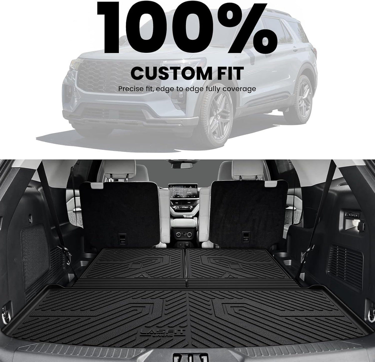 LASFIT Cargo Mat for Ford Explorer 2020-2025 2026 2027 Backrest Liner