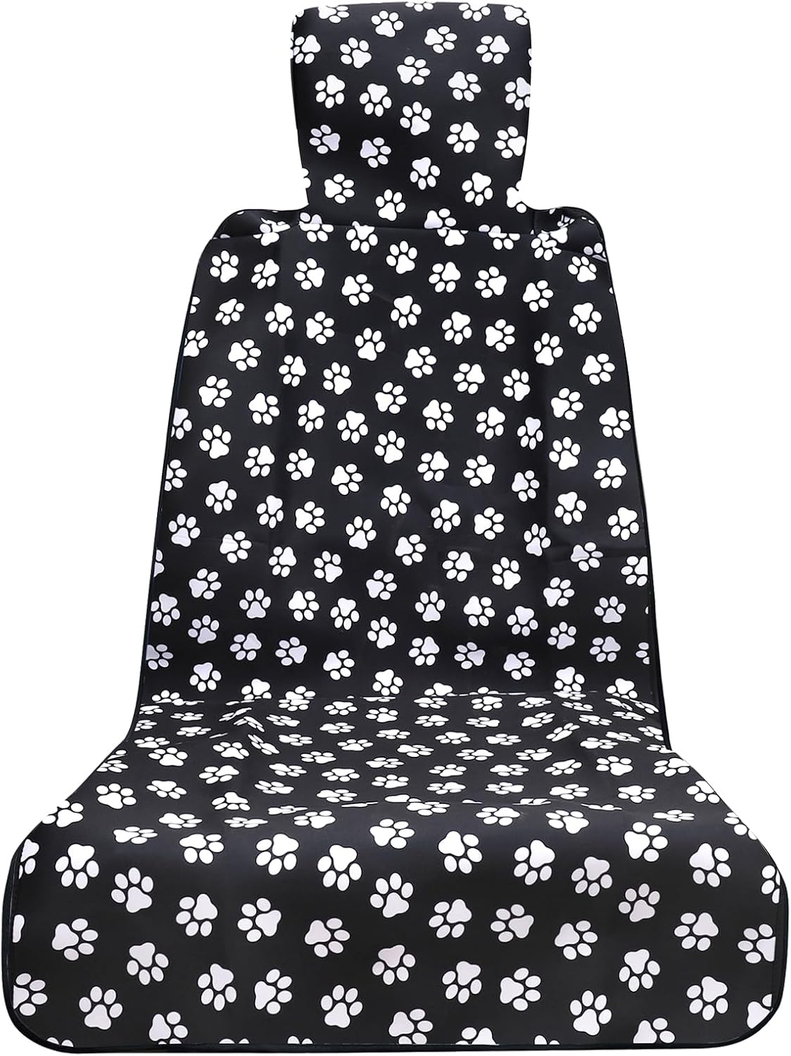 3tyto Universal Car Seat Covers, Waterproof Neoprene Seat Covers - Waterproof & Sweatproof, Machine Washable, Non-Slip Seat Protector for Car, Truck, SUV, Van (Paw, 1 Pack)