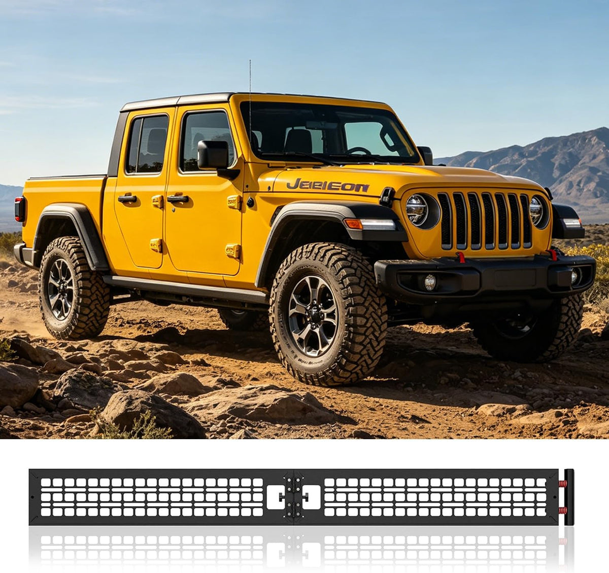 Truck Bed Divider Compatible with 2020-2026 Jeep Gladiator JT,Truck Bed Organizer Cargo Manager Replacement for 2020-2026 Jeep Gladiator Accessories