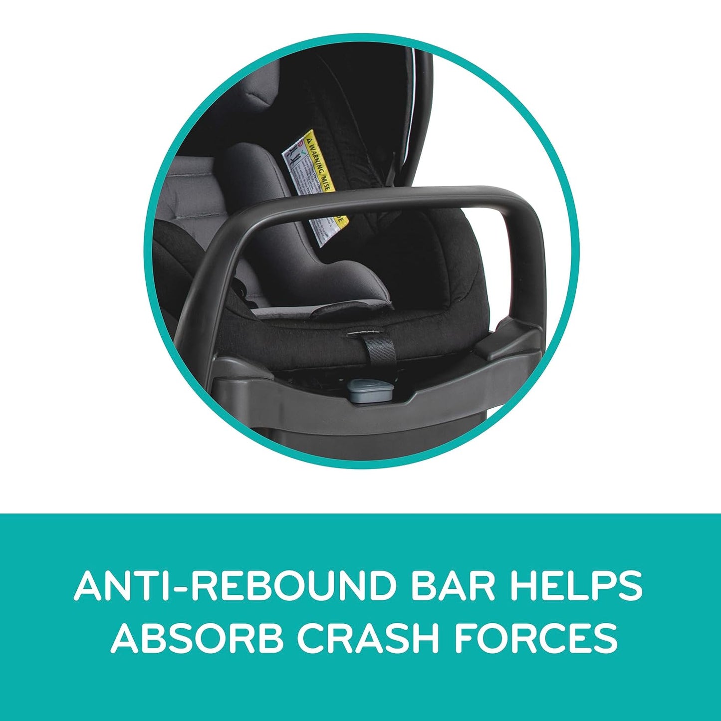 Evenflo Pivot Xpand Modular Travel System with LiteMax Infant Car Seat with Anti-Rebound Bar (Sabino Gray)