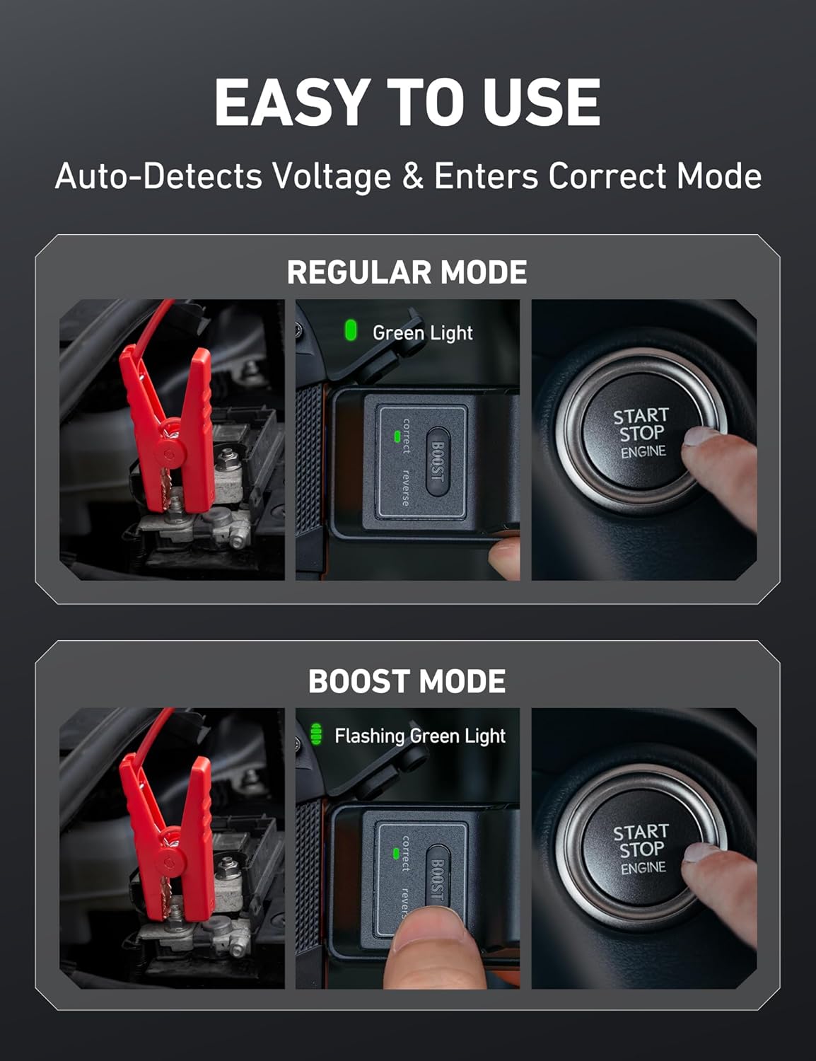 AstroAI S8 Car Battery Jump Starter 1500A - Portable 12V Lithium Jump Box