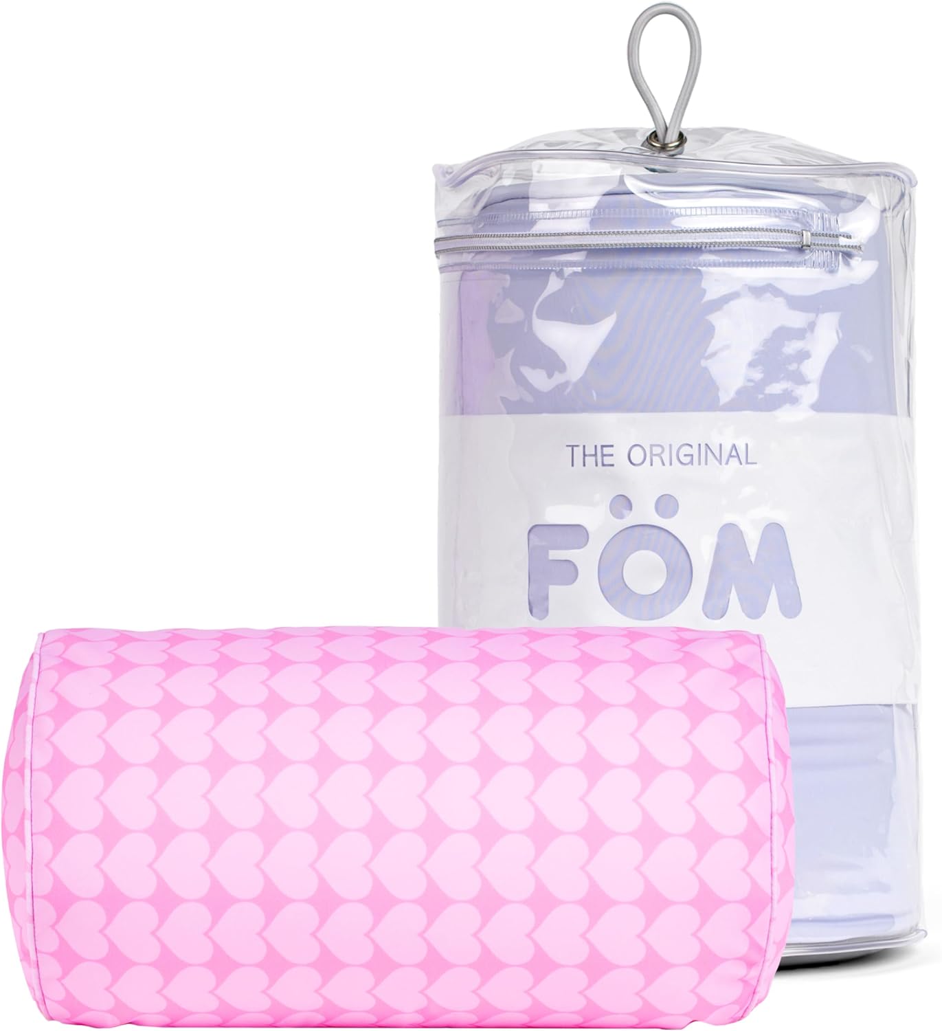 Brookstone Squishy FOM Cushion Pillow - The Original Stretchy, Comfy, Colorful Pillow for Neck, Lumbar Support, and Bed - for Sleeping, Car, Travel - Small Pillow, Apricot, 12 x 7 Inches