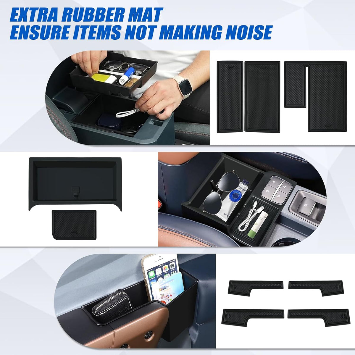 7PCS Center Console Storage Organizer Set for Ford Maverick 2022-2026
