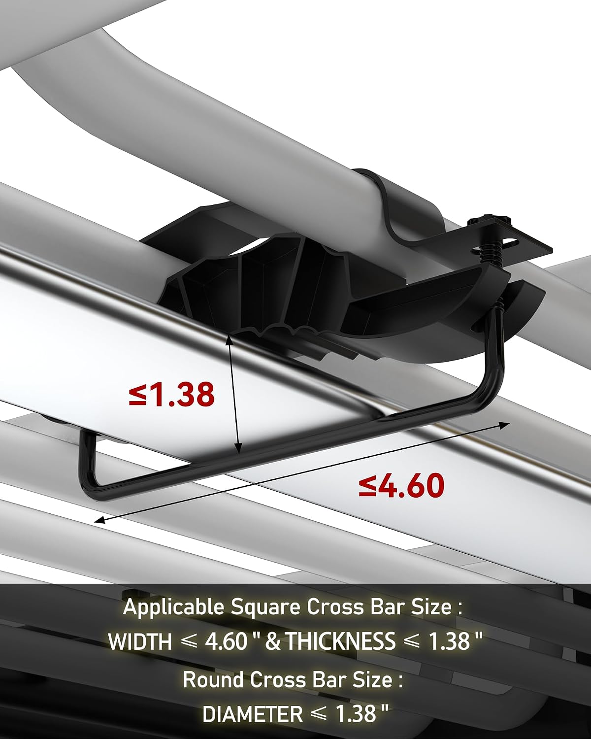 Universal Roof Rack Basket with Cargo Net, 200 lb Cargo Carrier, 64 x 39 in
