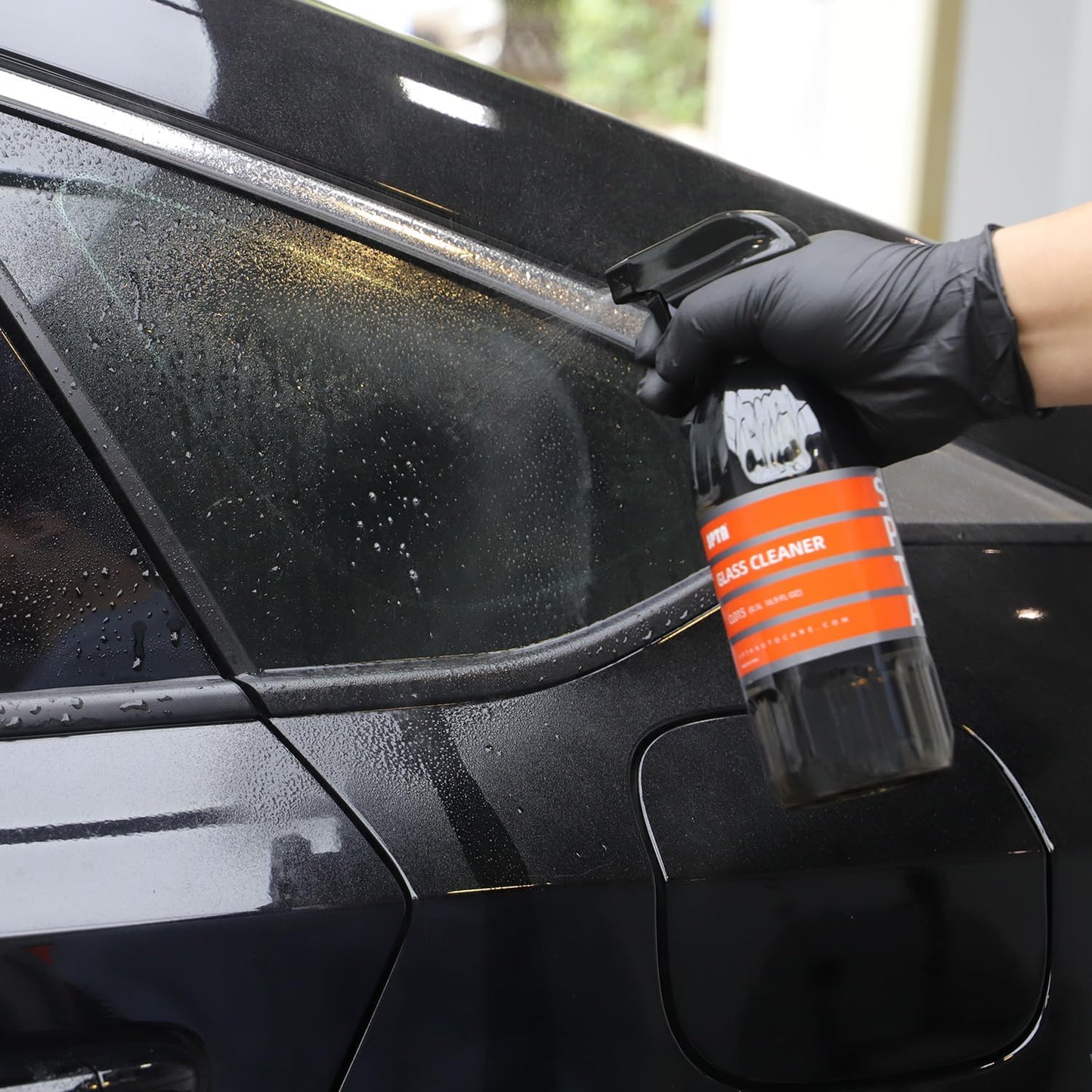 SPTA Glass Cleaner, 16oz 500ml Streak Free Glass and Window Cleaner - Works on Glass, Windows, Mirrors, and Screens, Ammonia-Free and Safe on Tinted Windows, for Cars,Trucks,SUVs, and Home Use -CL015