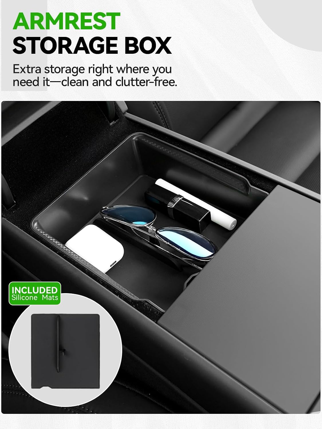 Center Console Organizer for 2024-2026 Tesla Model 3 Highland