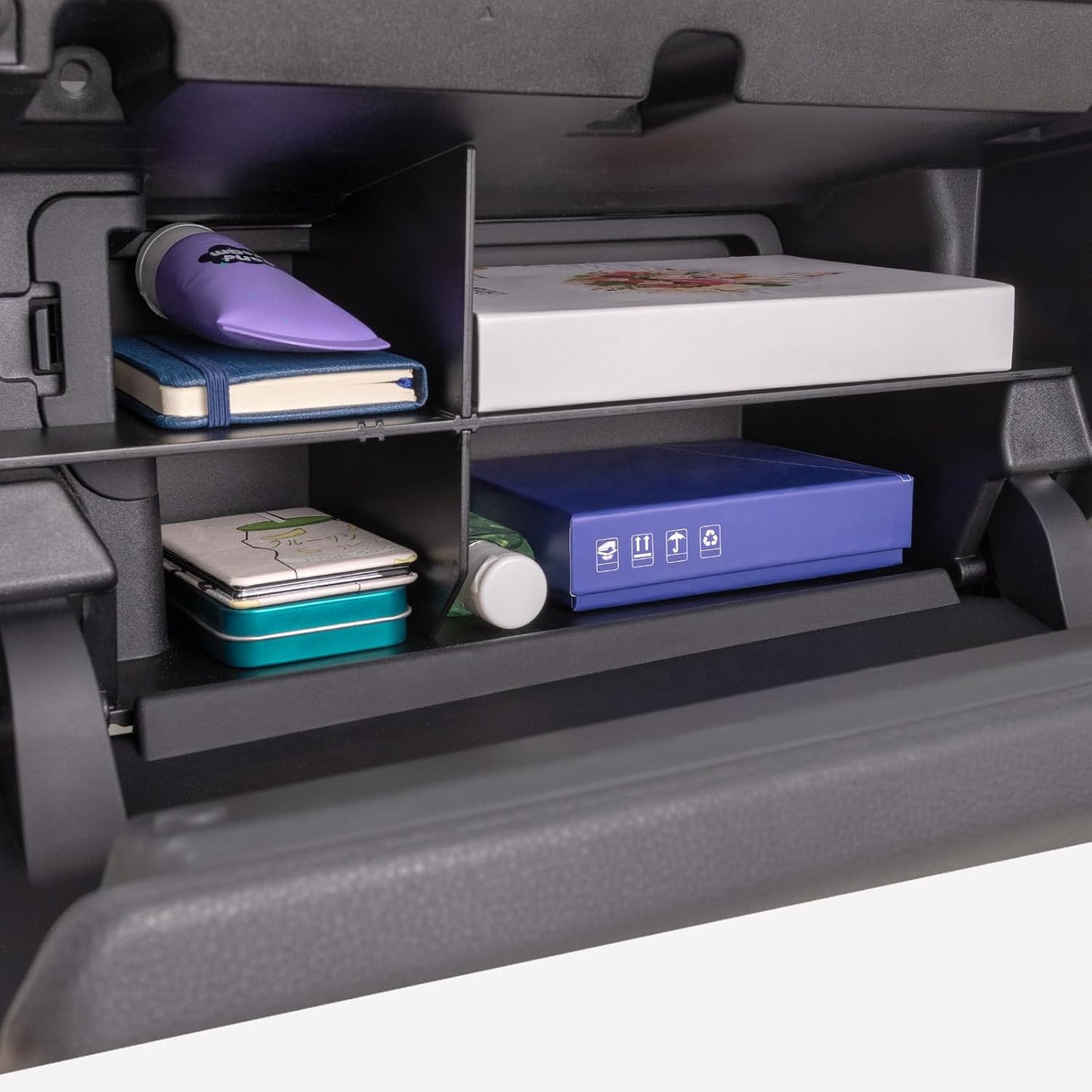 JKCOVER Glove Box Organizer Compatible with 2024 2025 2026 Toyota Tacoma(4th Gen Tacoma) Glove Box Compartment Insert Storage Divider Accessories (Patent Design