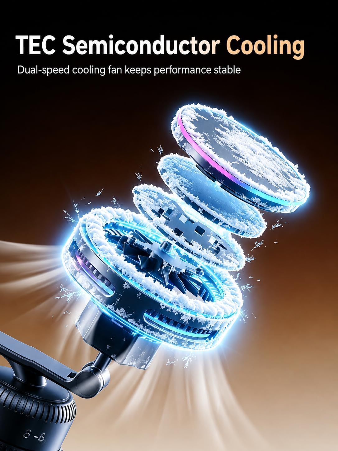 25W Charger Car Phone Mount with LED Light & 45W Adapter