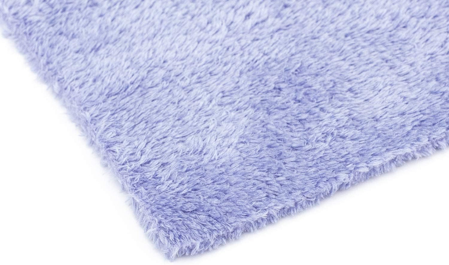 The Rag Company - Eagle Edgeless 350 (5-Pack) Professional Korean 70/30 Blend Super Plush Microfiber Detailing Towels, 350GSM, 16in x 16in, Lavender