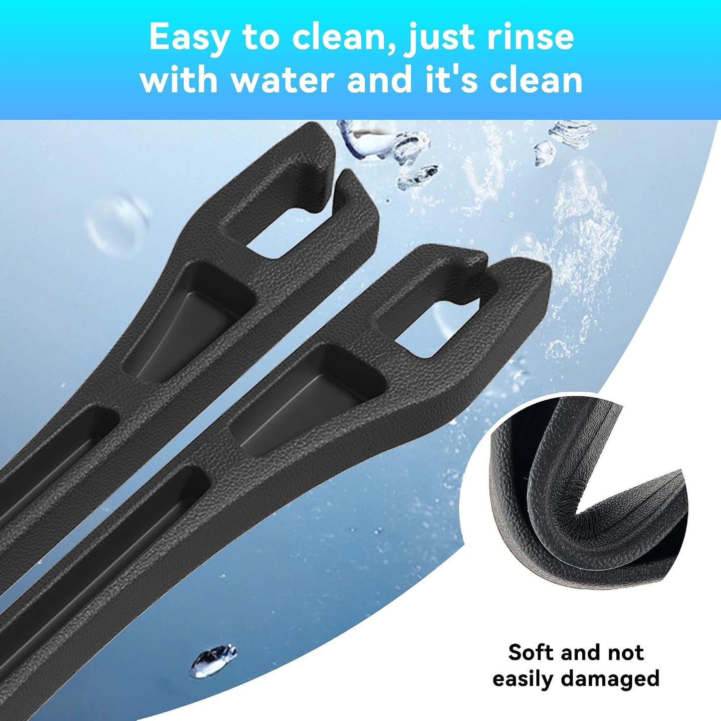 2PCS Car Seat Gap Filler Organizer,Multifunctional Car Gap Filler Organizer Storages Function ,Universal Console Catcher Between Seats Cars Interior Accessories (Balck)