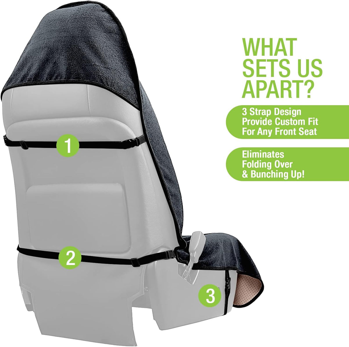 Season Guard Waterproof Towel Seat Cover,Universal Fit Non-Slip Front Cover