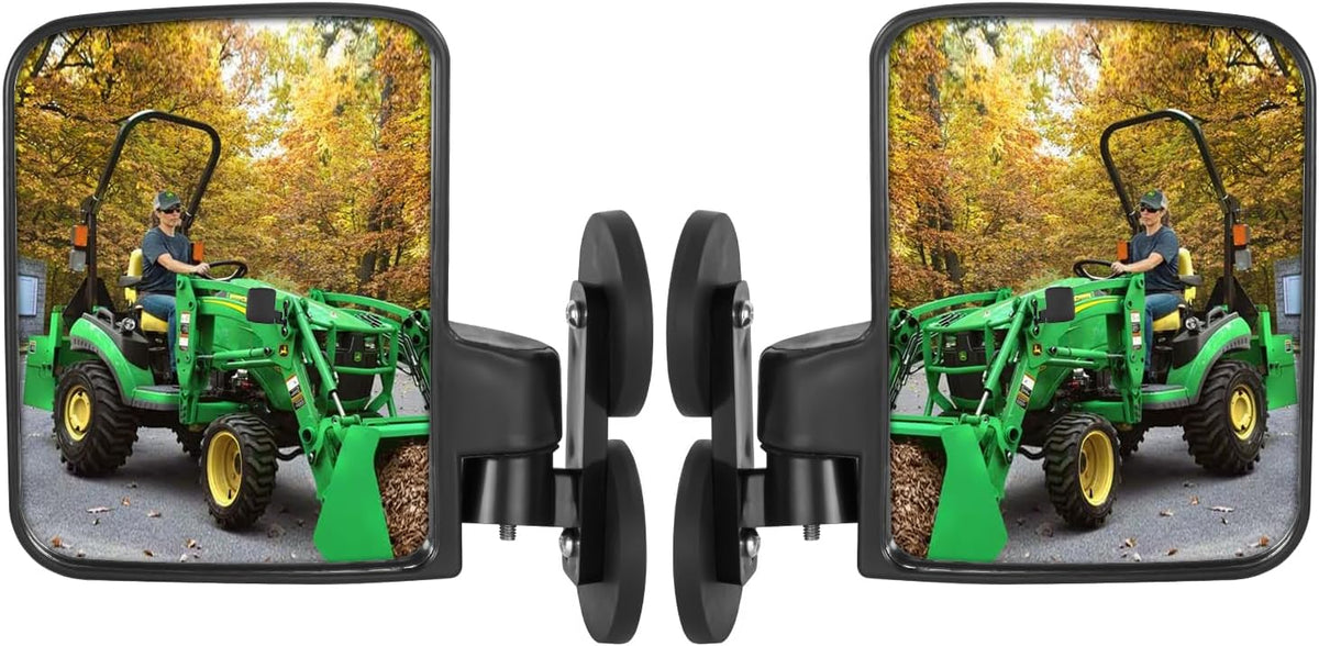 Magnetic Tractor Side View Mirrors for Kubota Mahindra John Deere