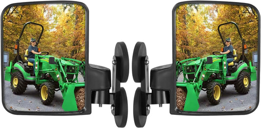 Magnetic Tractor Side View Mirrors for Kubota Mahindra John Deere