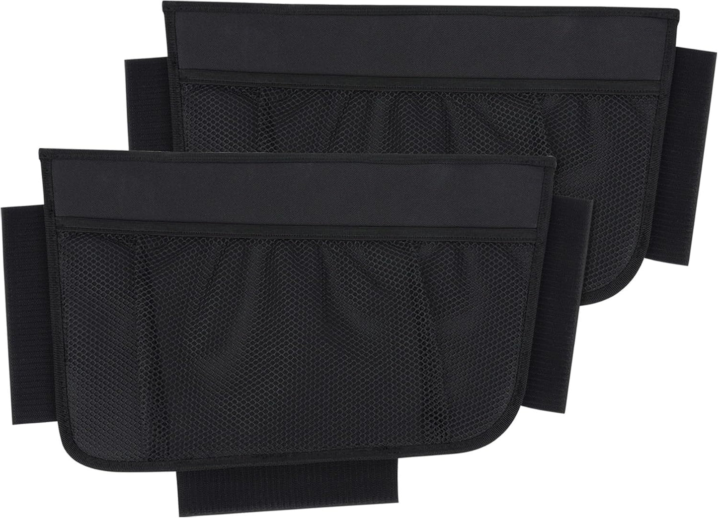 KMMOTORS Sub Trunk Divider of under-floor Compatible for Model Y, Model 3 (2017-2023) – Hidden Trunk Organizer – Dividers with Mesh Pockets for Storage Separation (Set of 2)