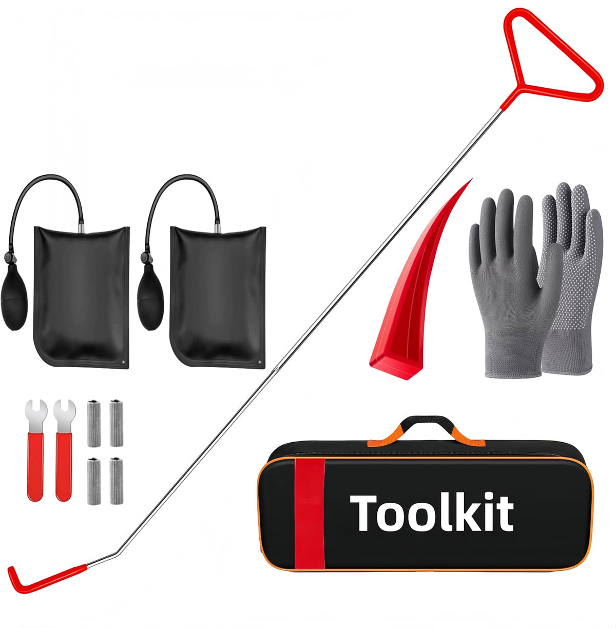 DENWAY Car Tool Set, Cargo Grabber Retriever Tool - Upgraded Extendable Pickup Truck Bed Accessories