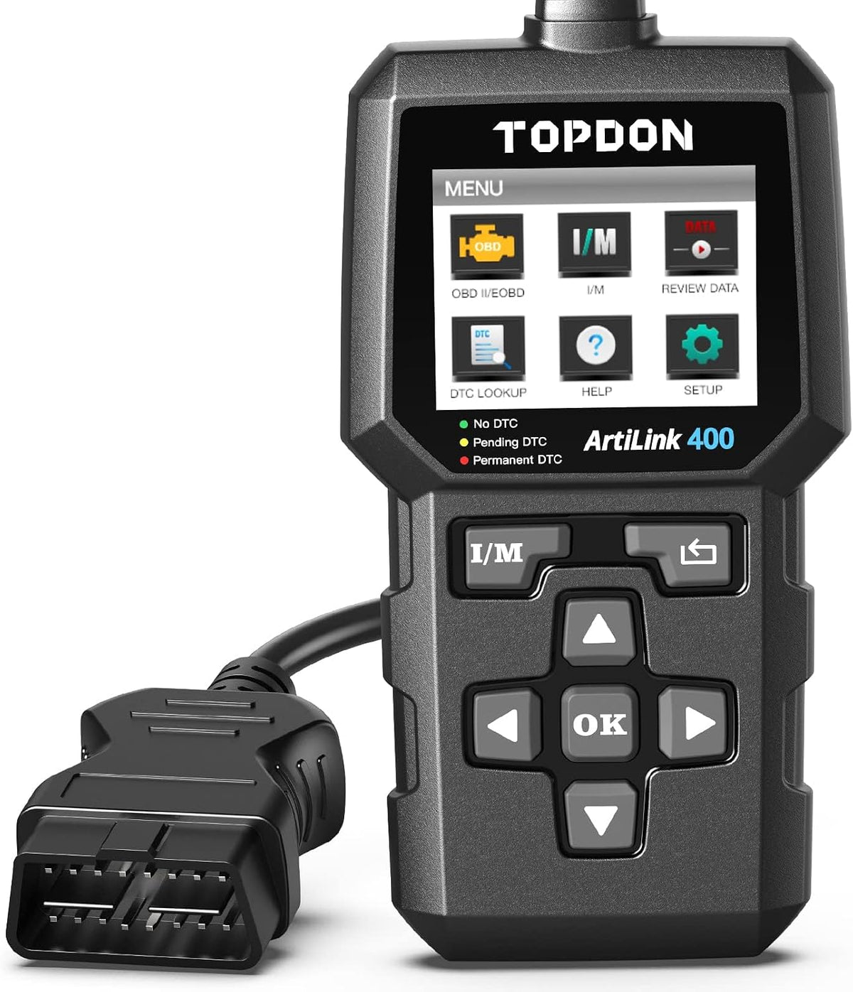 TOPDON AL400 OBD2 Scanner, Check Engine Light Scan Tool, Code Reader