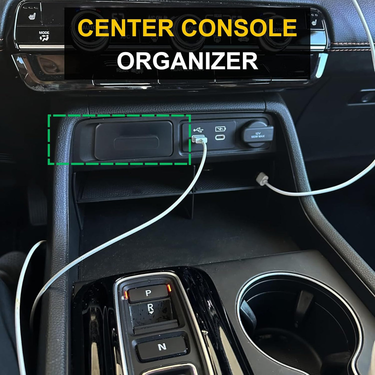 Upgrade Center Console Organizer for 2023-2025 Honda Pilot & 2026 Passport