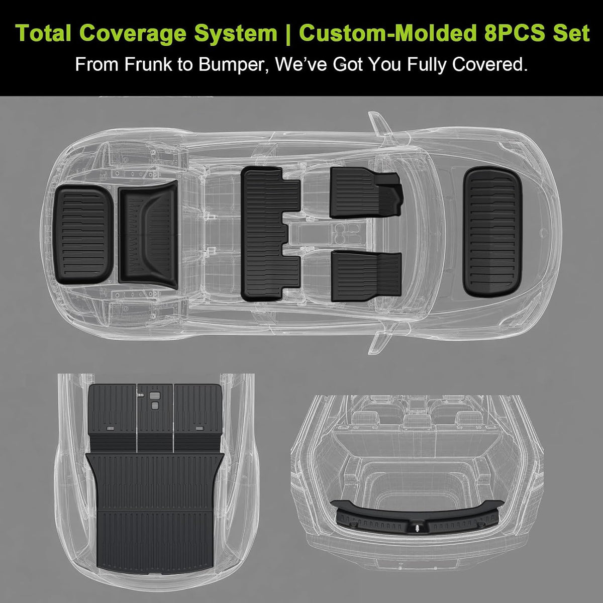 Floor Mats for 2025 2026 Tesla Model Y Juniper Accessories