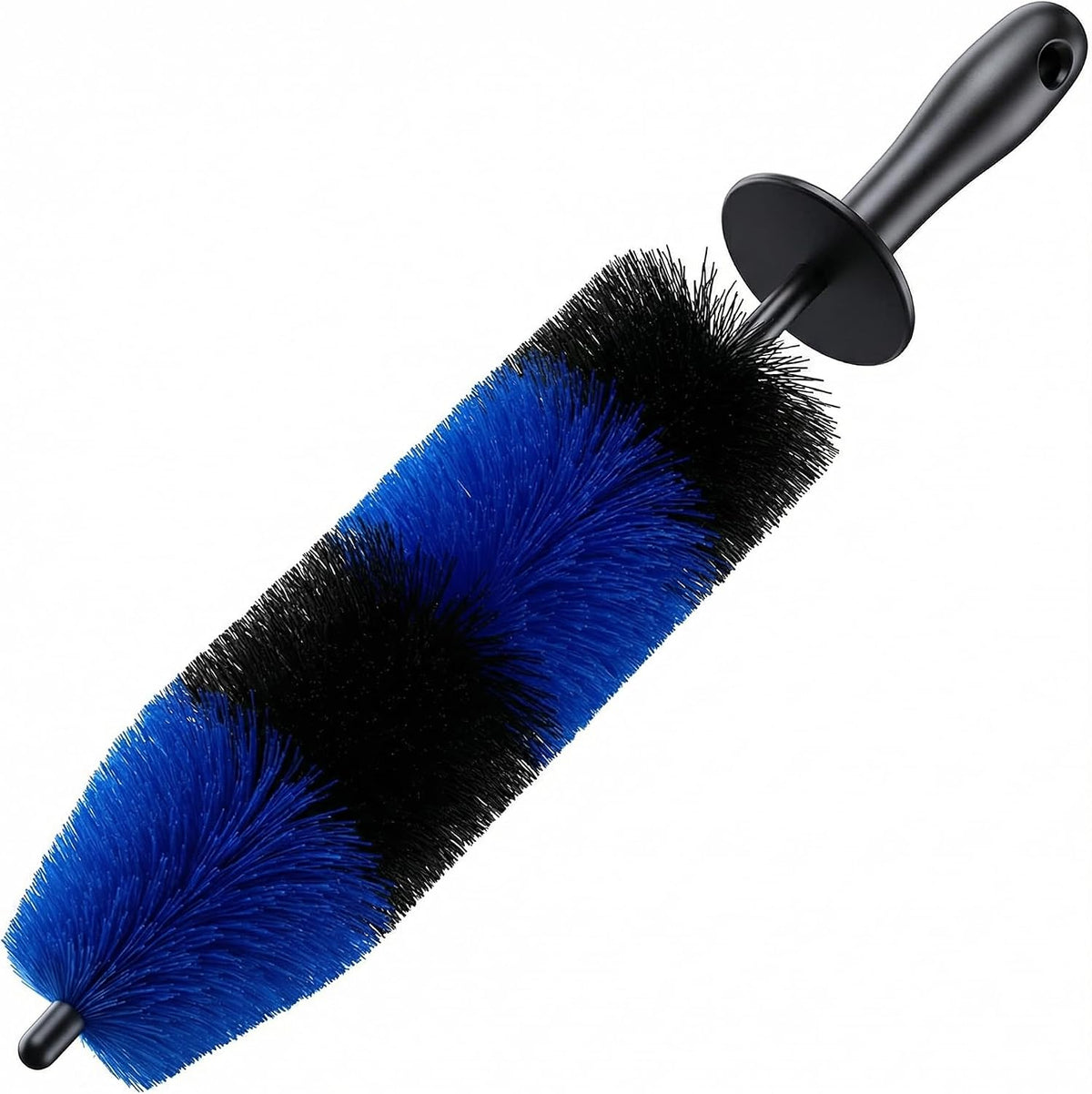 TAKAVU Wheel & Tire Brush, Long Soft Bristle, Easy Reach for Rims (Blue)