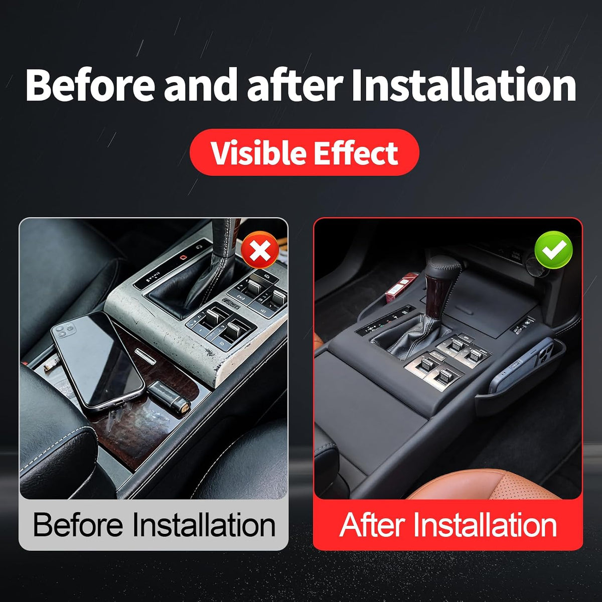 Central Control Silicone Storage Box for 2010-2021 Lexus GX460 Modified