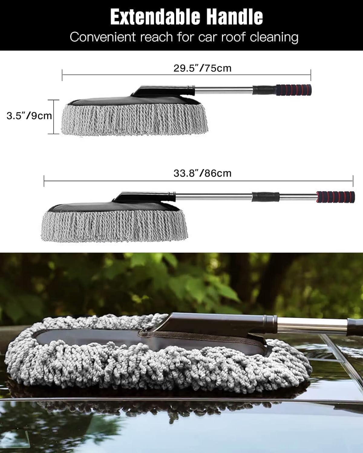 8 PCS Car Cleaning Kit Car Accessories 2026 with Portable Car Vacuum Cleaner | Car Interior Cleaning Kit | Car Duster, Detailing Brush, Anti Fog Spray & Microfiber Cloth | (8 Pack)