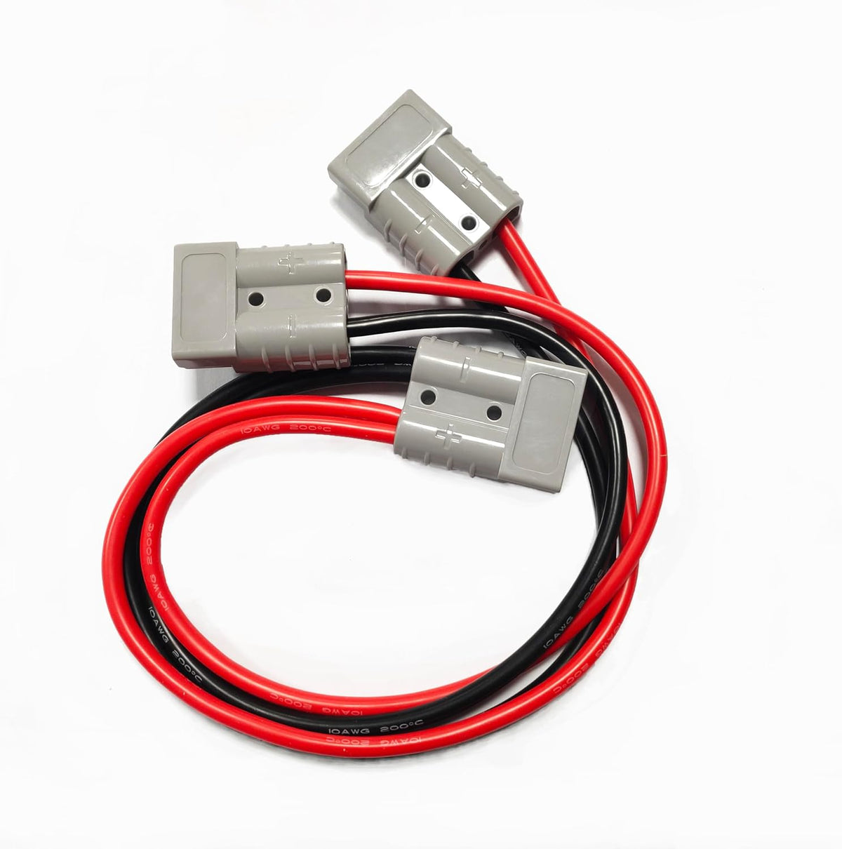 50A Heavy-Duty Jumper Cable, Automotive Booster Cables with Clip, Heavy-Duty Jumper Quick Connect Plug, Car, SUV, Truck Quick Connect Plug, (3m+1m)