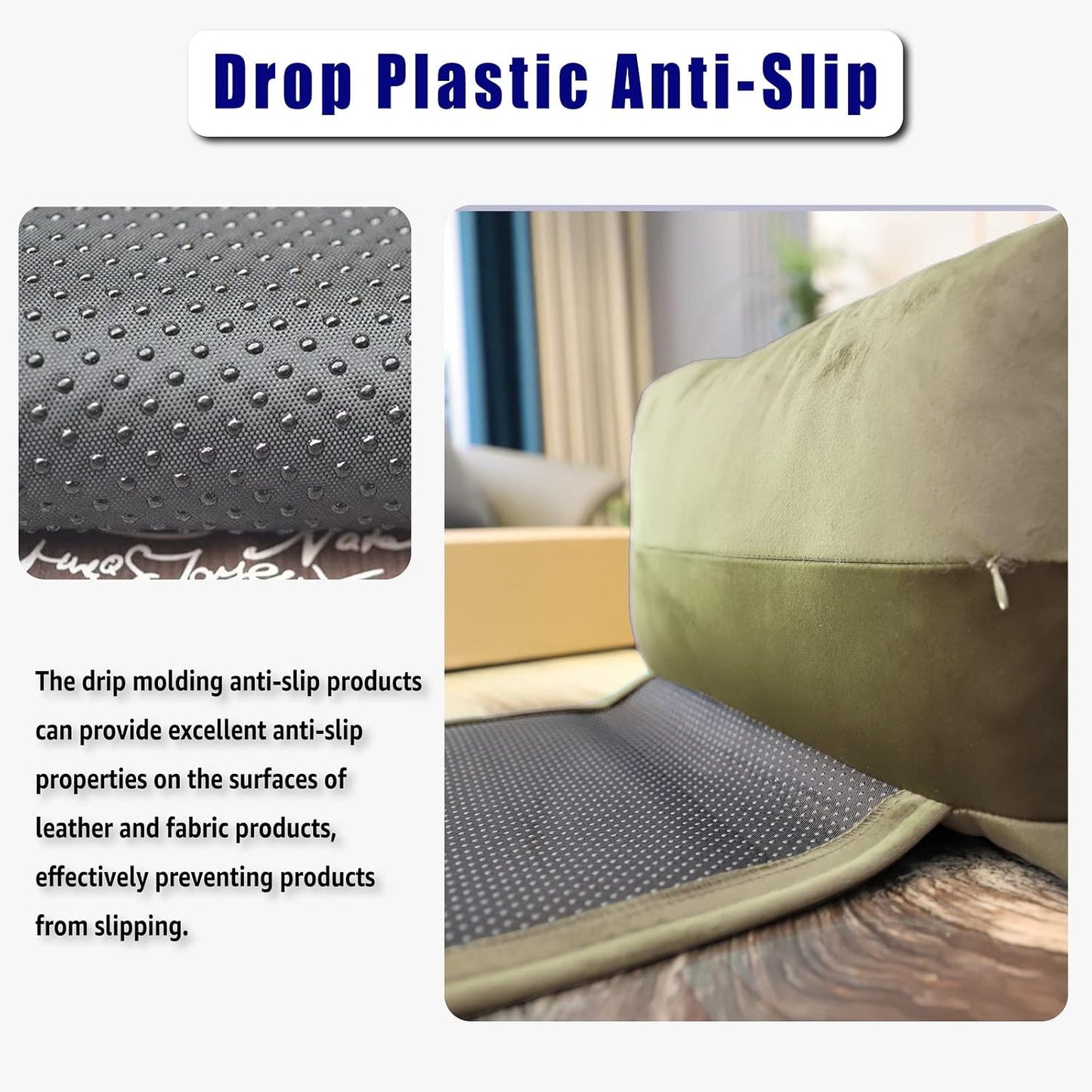 Non-Slip Head Pillow for Recliners - Neck Support Cushion with Velvet Cover for Pain Relief at Home, Office and Travel (Camel)