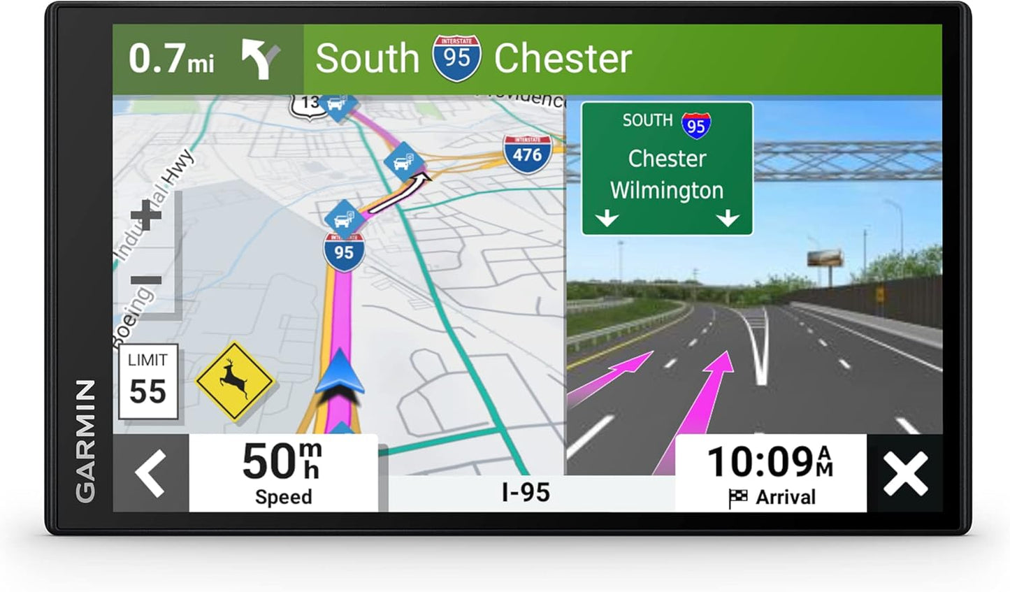 Garmin DriveSmart 66, 6-inch Car GPS Navigator with Bright, Crisp High-Resolution Maps and Garmin Voice Assist