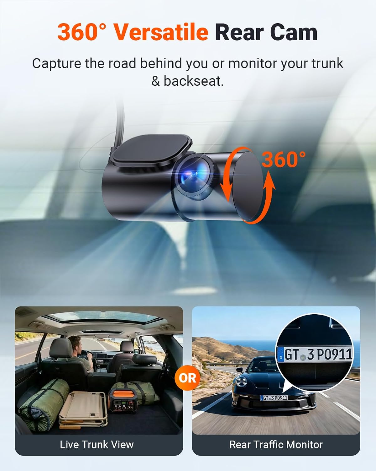 Vantrue N4 Pro S 4K 3 Channel Dash Cam, Triple STARVIS 2 HDR Car Camera