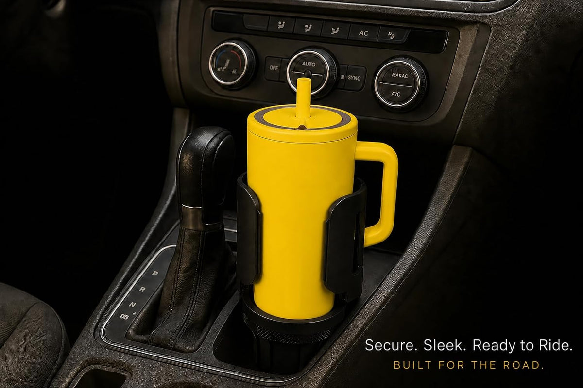 Adjustable Car Cup Holder Expander Compatible with BrüMate Era 20/30/40 oz Tumblers – Applicable for Most Tumblers and Mugs, Fits Most Car Cup Holders (2.3"–4.2"), Anti-Wobble Design