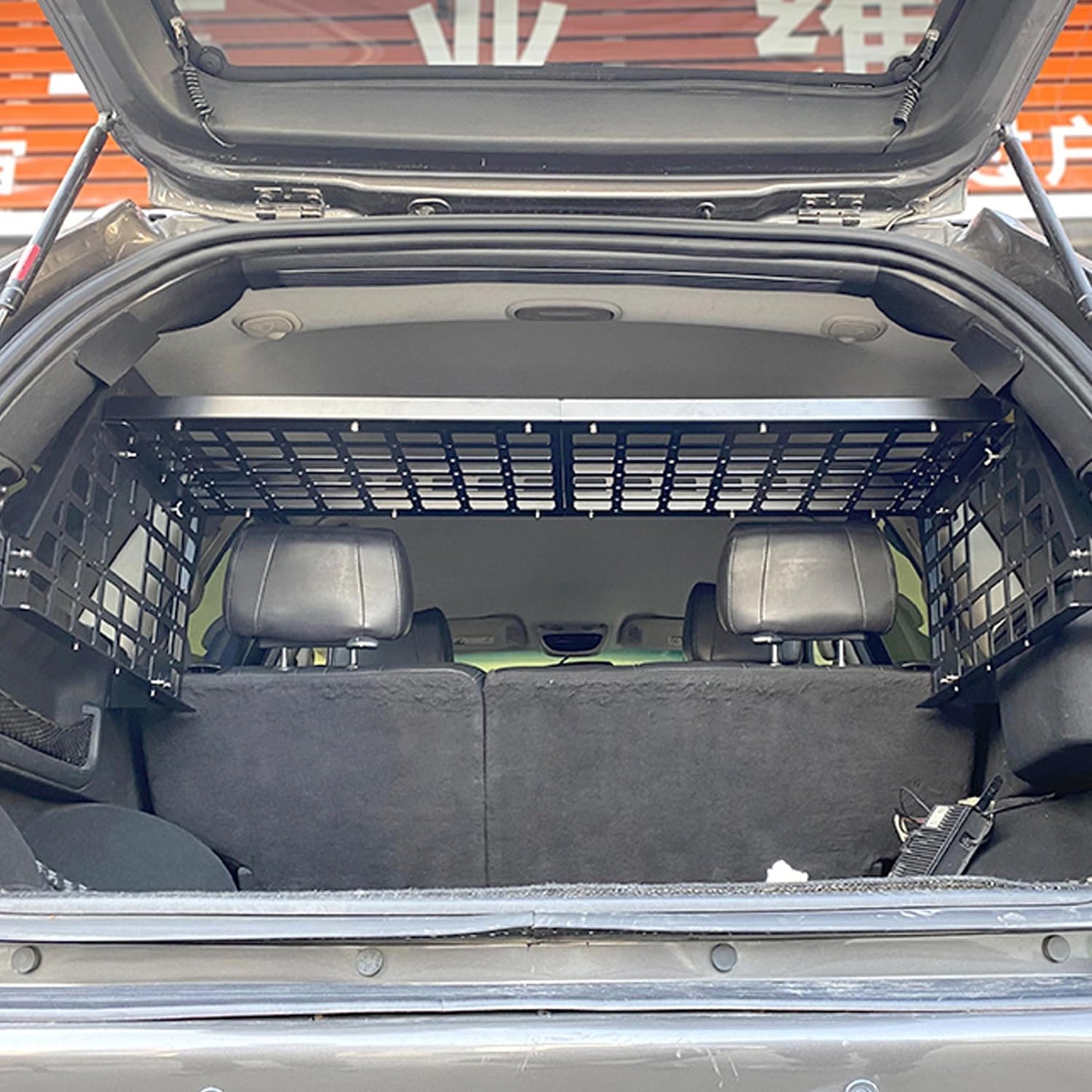 HIGH FLYING for Jeep Grand Cherokee (WJ) 1998-2004 Car Interior Modular Storage Molle Panel Luggage Storage Carrier Cargo Rack System Trunk Shelf (Side Panels+Trunk Shelf)