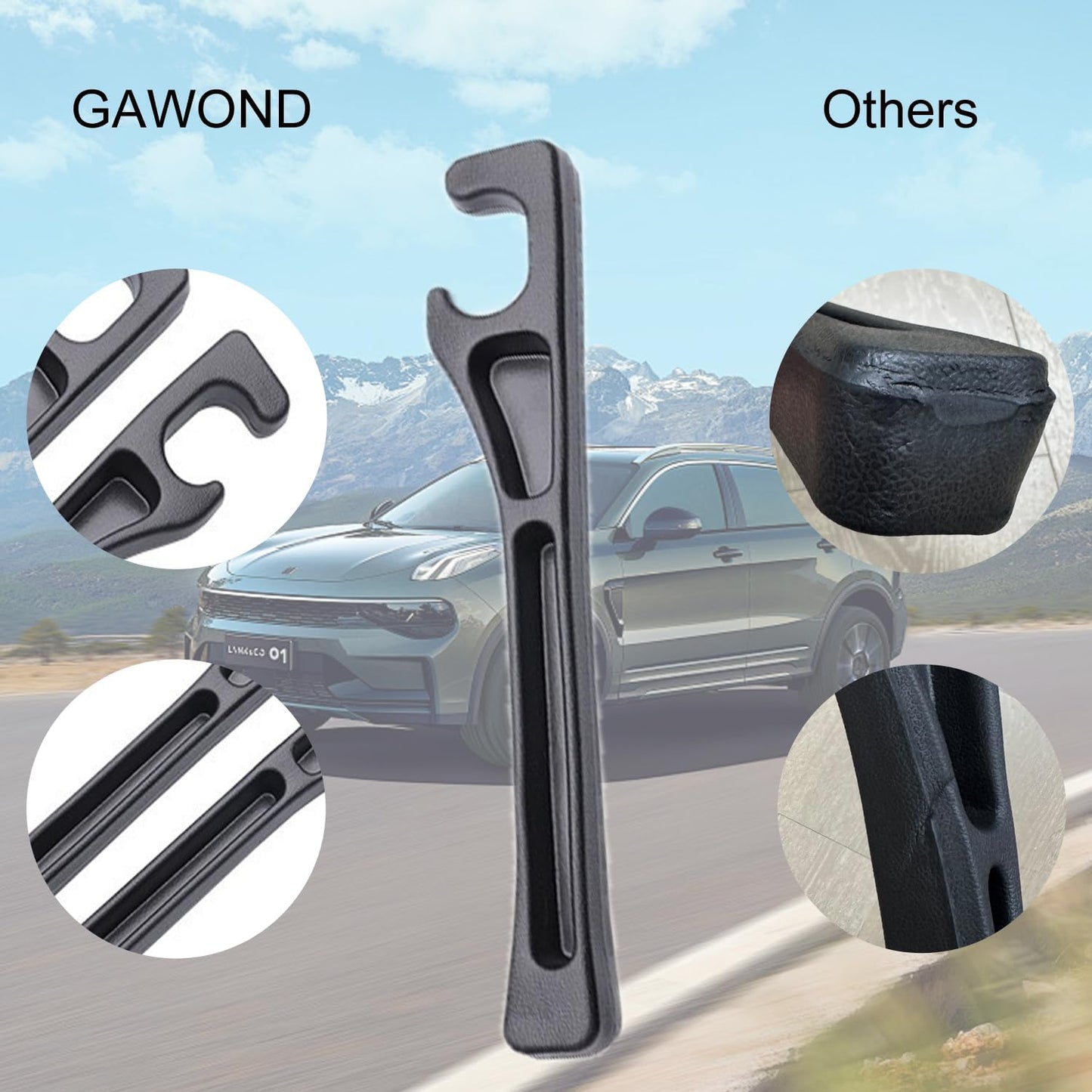 2Pcs Car Seat Gap Filler Organizer Compatible with BMW X1 X3 X5, 2Pcs Soft Foam Seat Side Gap Filler with Storage Avoids Things Falling, Fill the Gap Between Seat and Console