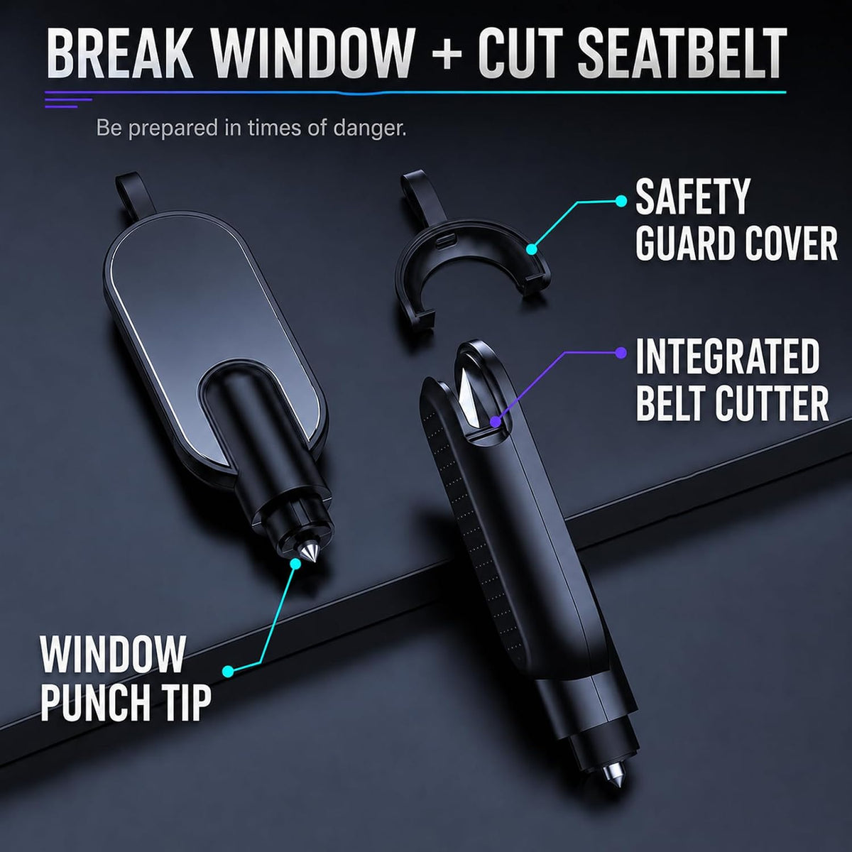 Car Escape Tool, Window Breaker Car Escape Tool Key Chain