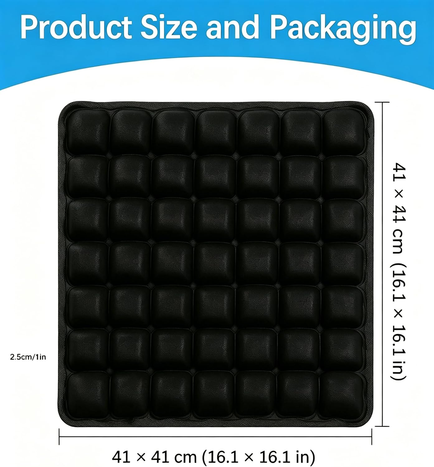 Inflatable Travel Seat Cushion for Airplane, Portable Air Cell Seat Pad for Long Flights, Office Chair, Car Seat, Train and Stadium Seats, Lightweight Travel Cushion for Sitting Comfort