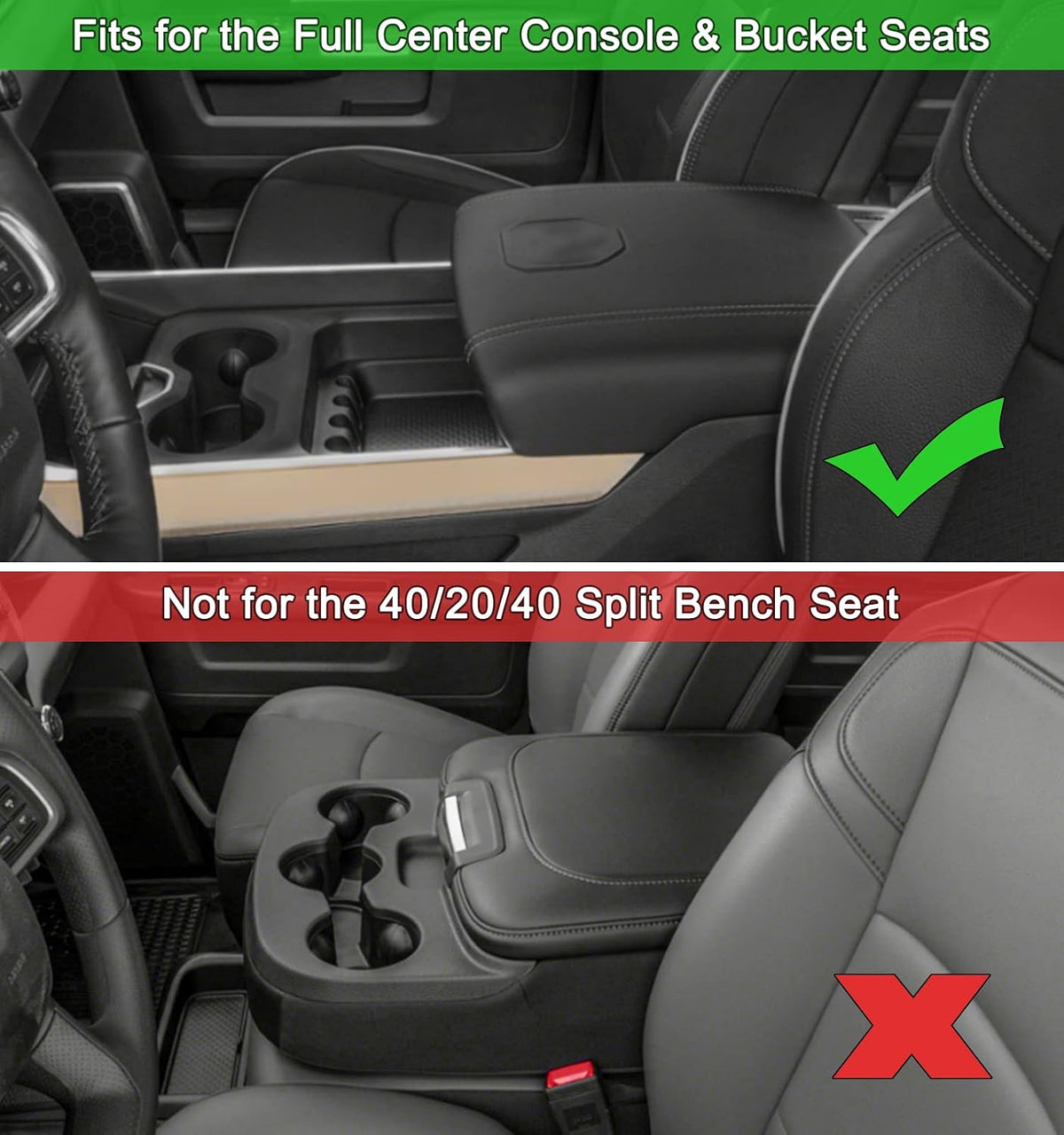 PIMCAR Center Console 0rganizer for 2019-2026 Dodge RAM 1500 2500 3500