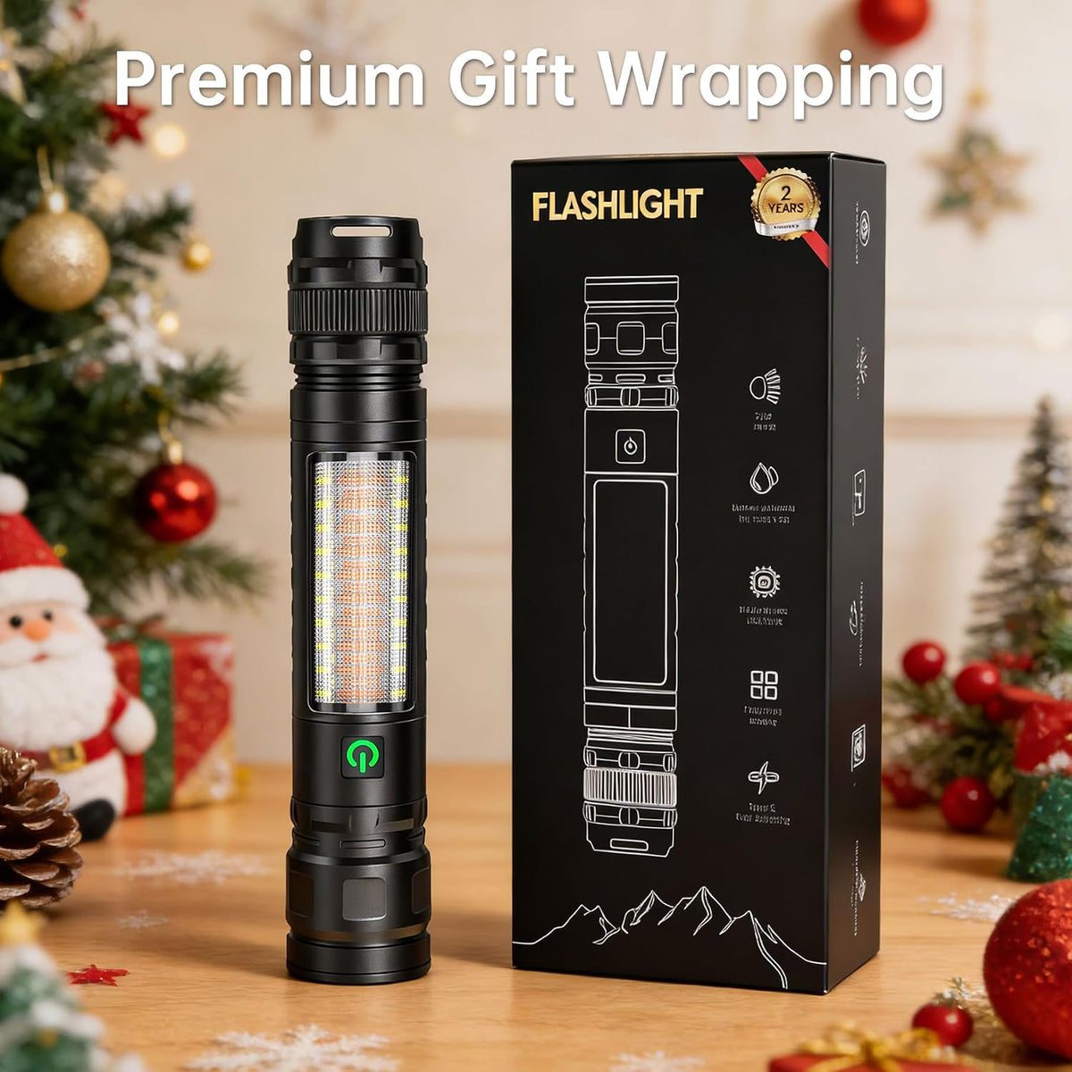 Car Emergency Safety Flashlight kit Window Breaker Seatbelt Cutter