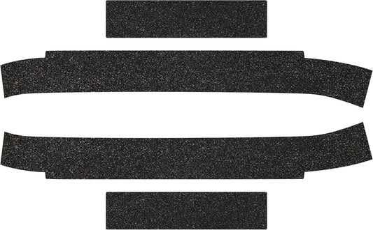 Custom Fit Door Sill Entry Protector Kit for Ford Ranger Super CrewCab, CrewCab - 2019 2020 2021 2022 2023 - Edge Guard Cover Anti Scratch Paint Protection Scuff Shield (Full Set)