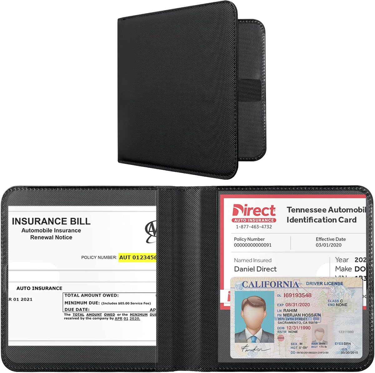 CoBak Car Registration and Insurance Holder for Men and Women