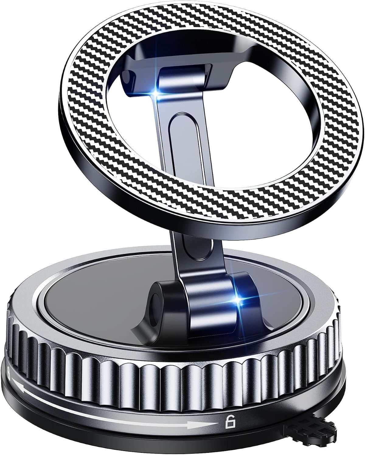 Car Phone Holder for Magsafe [2026 89+LBS Suction & 3700gf Magnetic] 360° Adjustable Cell Phone Mount, Phone Holders for Your Car Dashboard Windshield Camera for iPhone 17-12
