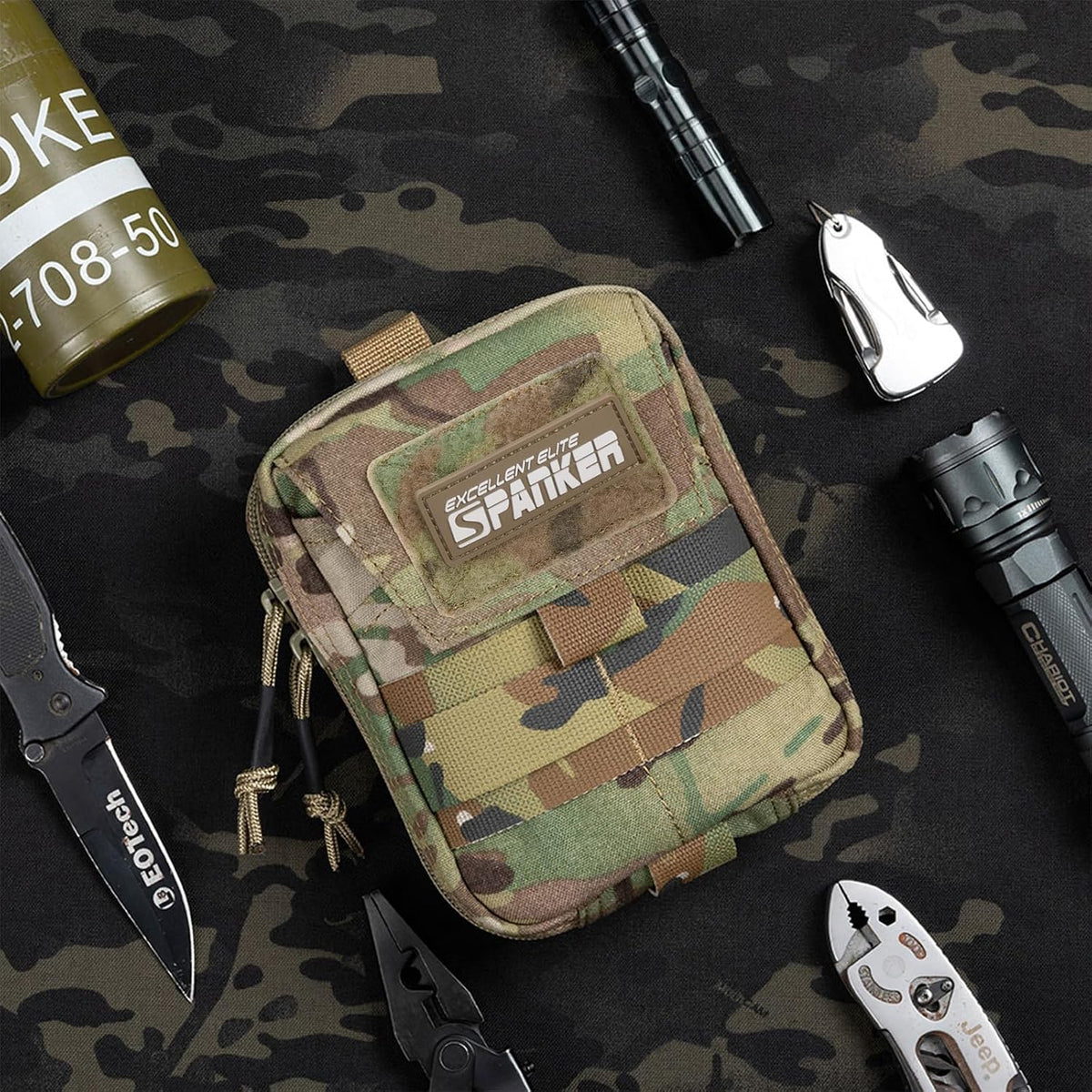 EXCELLENT ELITE SPANKER Molle Admin Pouch Military Utility Tool Pouch
