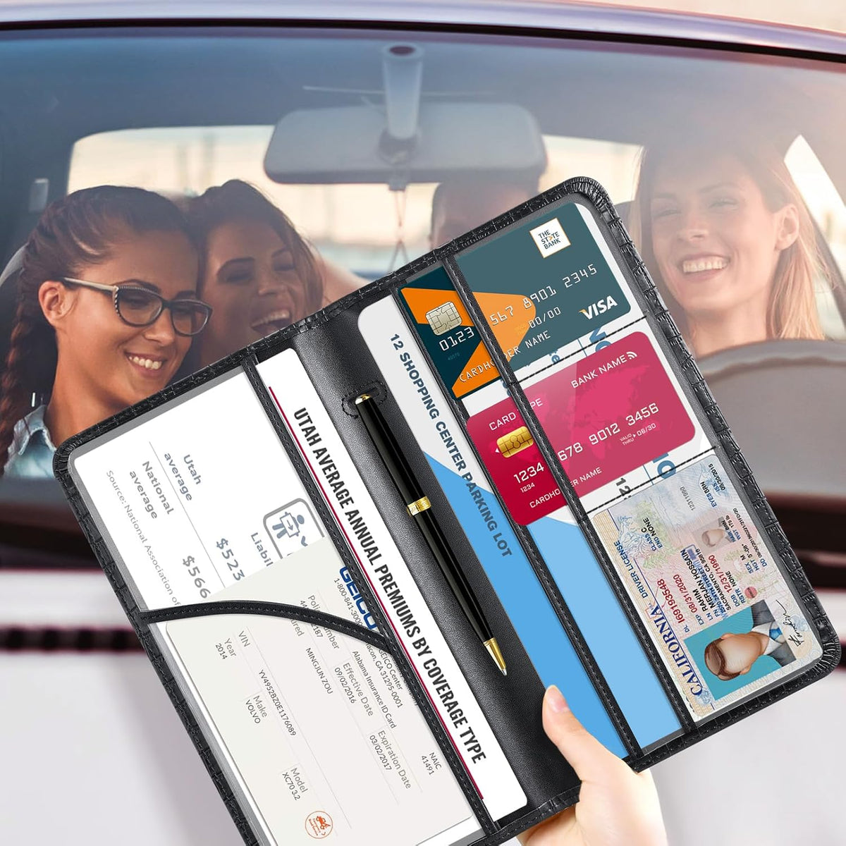 CoBak Car Registration and Insurance Holder